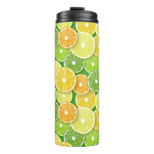 Citrusvruchtenmoten pop art. 3 thermosbeker