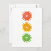 citrusvruchtensap briefkaart (Voorkant / Achterkant)