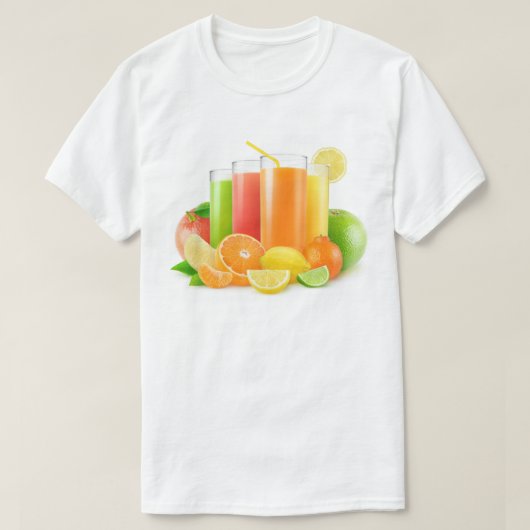 Citrusvruchtensappen T-shirt (Design voorkant)