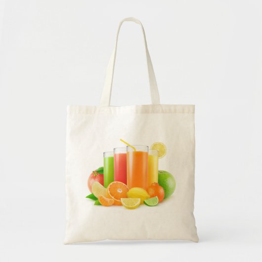 Citrusvruchtensappen Tote Bag (Voorkant)