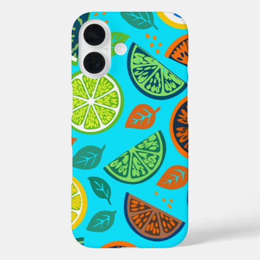 citruszomerpatroon Case-Mate iPhone case (Achterkant)