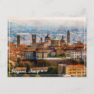 Citta Alta in Bergamo, Briefkaart van Italië