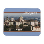 Città Alta Panorama, Bergamo, Italië Magneet (Horizontaal)