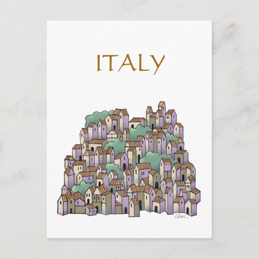 Citta Vecchia Post Card Briefkaart (Voorkant)