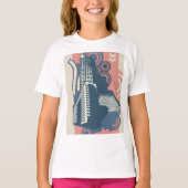 City Abstract Girls T-Shirt (Voorkant)