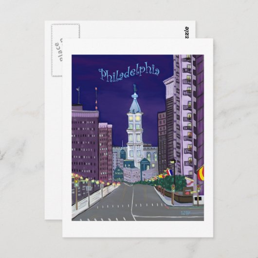 City Alight Briefkaart (Voorkant / Achterkant)