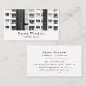 City Apartments, makelaar, makelaar Visitekaartje (Voorkant / Achterkant)
