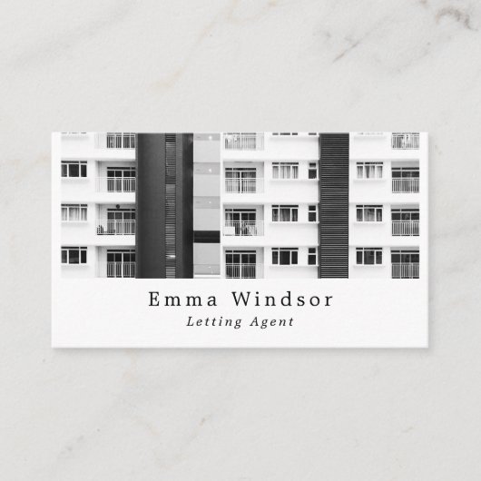 City Apartments, makelaar, makelaar Visitekaartje (Voorkant)