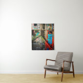 City Art ABand oned Building Graffiti Wall Art Wandkleed (In situ)