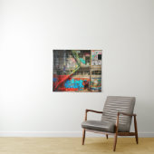 City Art ABand oned Building Graffiti Wall Art Wandkleed (In Situ (horizontaal))