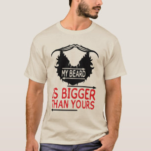 city_barbe_beard_bigger_moustache_humour_2012 t-shirt