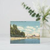 City Beach Pier, Coeur d'Alena, Idaho Briefkaart (Staand voorkant)