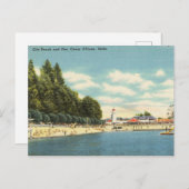 City Beach Pier, Coeur d'Alena, Idaho Briefkaart (Voorkant / Achterkant)