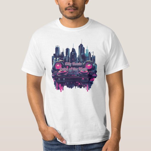 City Beats: Pulse of the Night T-shirt (Voorkant)