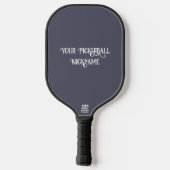 City Bird op het dak Gepersonaliseerde Pickleball Paddle (Achterkant)