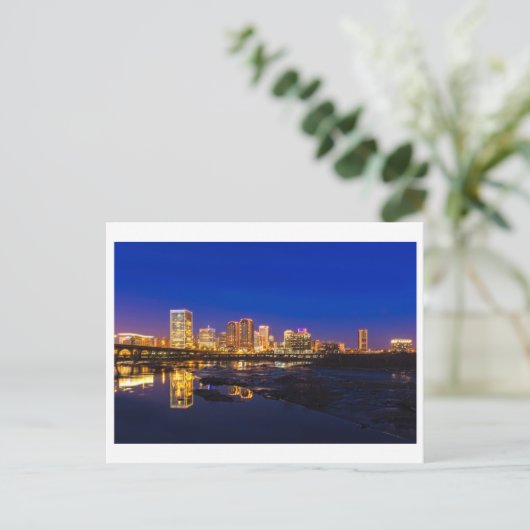 City Blue Briefkaart (Staand voorkant)