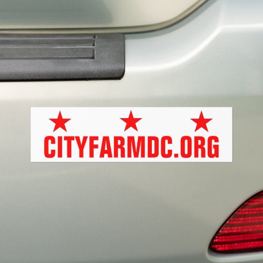 City Boerderij DC Bumpersticker (Op auto)