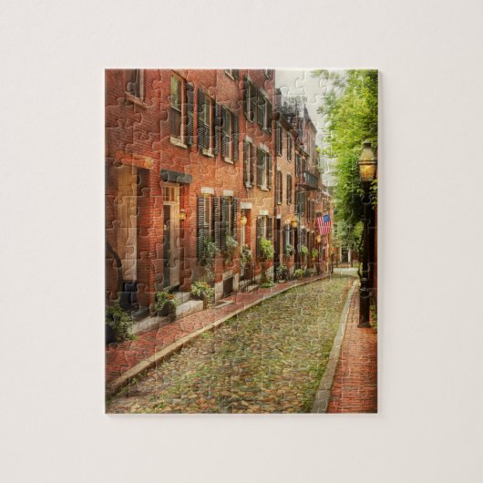 City - Boston MA - Acorn Street Legpuzzel (Verticaal)
