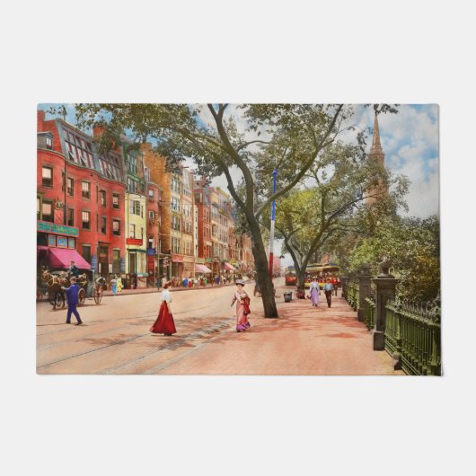 City - Boston, MA - Boylston St. 1915 Deurmat (Voorkant)