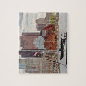 City - Boston Ma - Harbor walk skyline Legpuzzel (Verticaal)