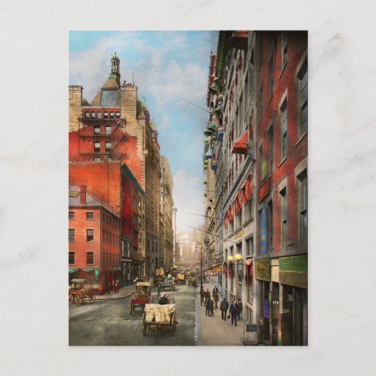 City - Boston MA - State St. 1905 Briefkaart (Voorkant)