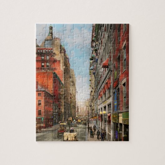 City - Boston MA - State St. 1905 Legpuzzel (Verticaal)