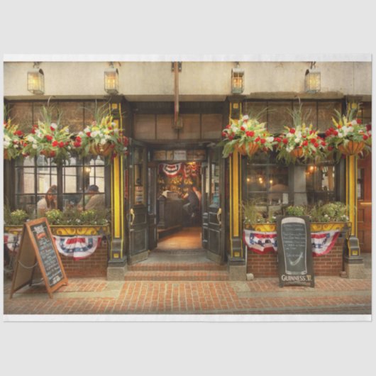 City - Boston MA - Voor de ongewone reiziger Tissuepapier (Voorkant)