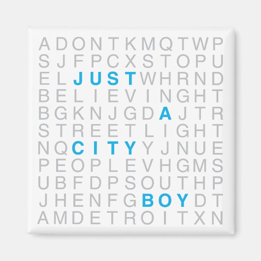 City Boy Magnet (Voorkant)