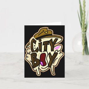 City boy meme kaart