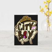 City boy meme kaart (Gele Bloem)