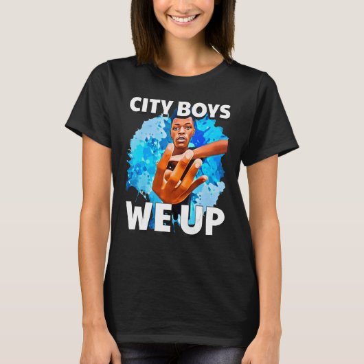 City Boys Summer We hebben vier vingers op Ironic  T-shirt (Voorkant)