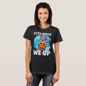 City Boys Summer We hebben vier vingers op Ironic  T-shirt (Voorkant volledig)