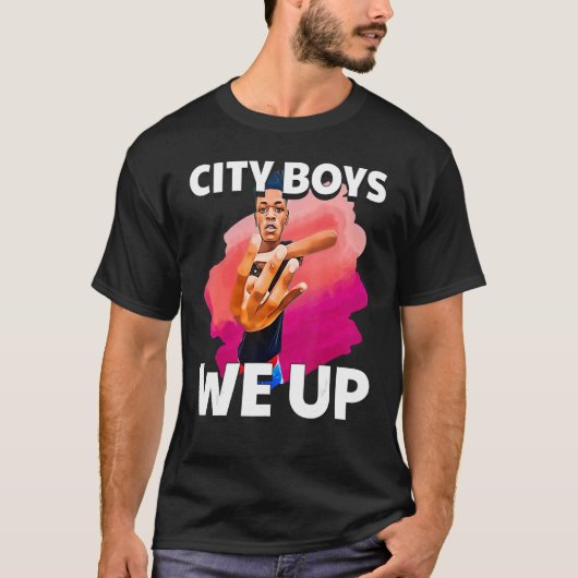 City Boys Summer We hebben vier vingers op Ironic  T-shirt (Voorkant)