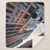 City Brick Majesty Sherpa Deken (Voorkant)