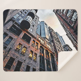 City Brick Majesty Sherpa Deken