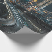 CITY BUILDINGS DURING NIGHT TIME CADEAUPAPIER (Hoek)