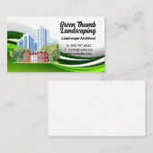 City Buildings | Residential Homes | Landscape Visitekaartje (Voorkant / Achterkant)