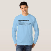 City Bus Captain Funny Definition Shirt (Voorkant volledig)