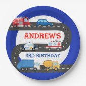 City Cars verjaardagscadeau-borden Papieren Bordje (Voorkant)