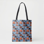 City cartoon auto's tote bag (Voorkant)