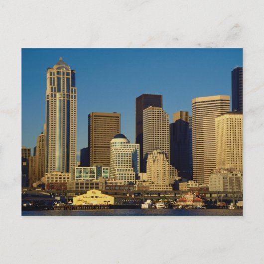 City Center Skyline, Seattle, Washington, VS, Briefkaart (Voorkant)
