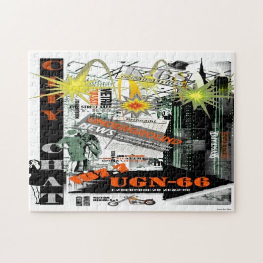 City Chat Puzzle Legpuzzel (Horizontaal)