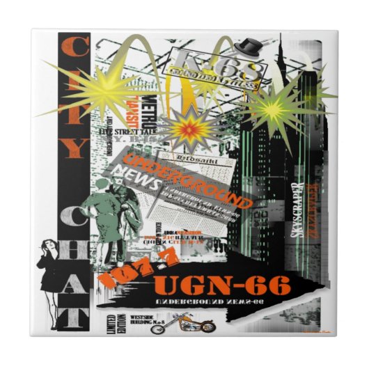 City Chat Tegel Tegeltje (Voorkant)