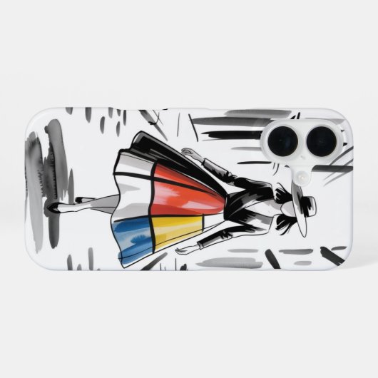 City Chic Art iPhone 16 Hoesje (Achterkant horizontaal)