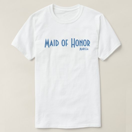City Chic Maid of Honor T-shirt (Design voorkant)