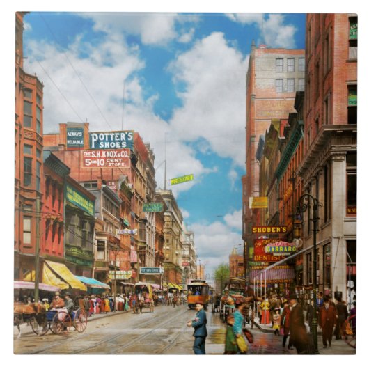 City - Cincinnati, OH - Dentist Street 1907 Tegeltje (Voorkant)