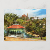 City Cincinnati OH - The Spring House Gazebo 1910 Briefkaart (Voorkant)