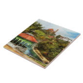 City Cincinnati OH - The Spring House Gazebo 1910 Tegeltje (Zijkant)