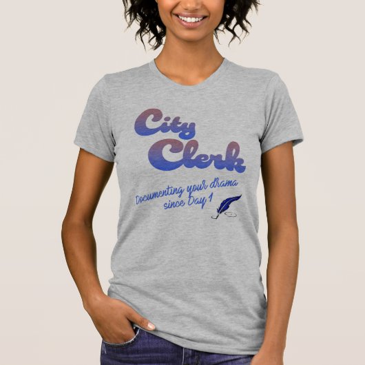 City Clerk T-shirt (Voorkant)
