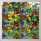 City Clutter Poster (Voorkant)